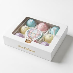 Custom cake pop boxes